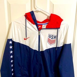 Nike USA zip up windbreaker